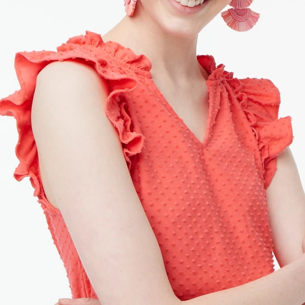J Crew clip dot shirt